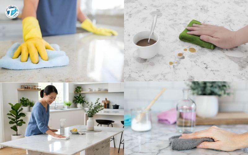Hướng Dẫn Vệ Sinh Và Bảo Quản Bàn Ăn Đá Đúng Cách
